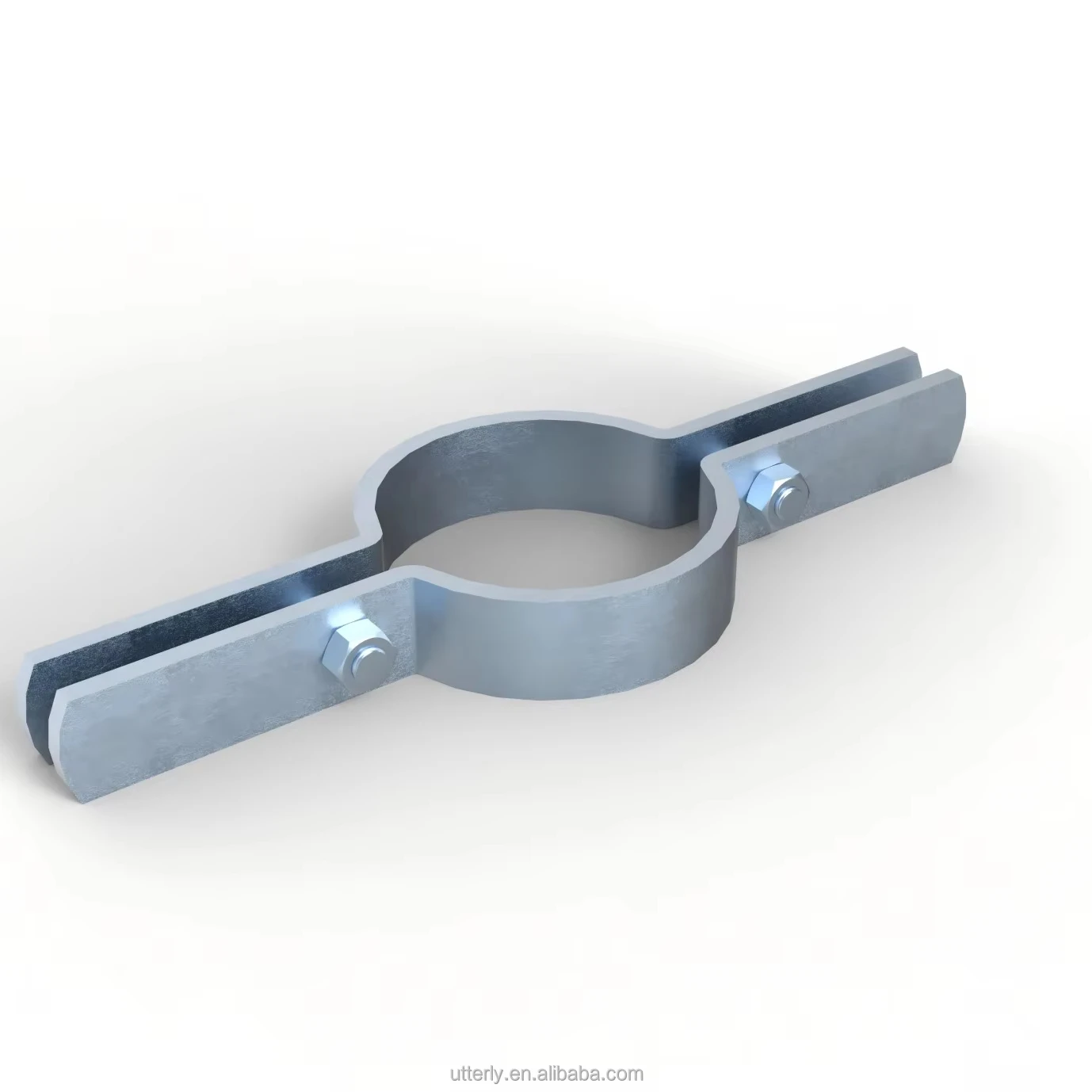 UTT50 Steel Fire Pipe Fixing Clamp with Laser Cutting Zinc Galvanizing for Seismic Stabilizer Bracket UL FM