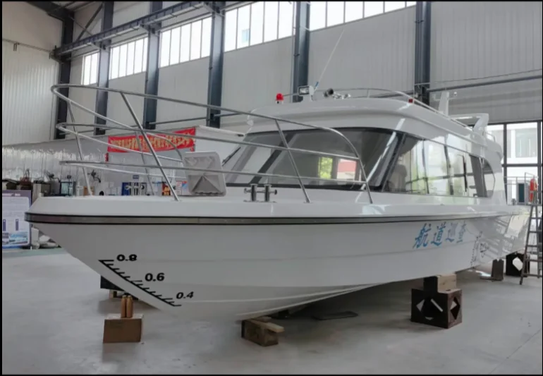 12.6m Passenger and Ferry Ship Crew Boat for Sale outboard Engine Fiberglass boat