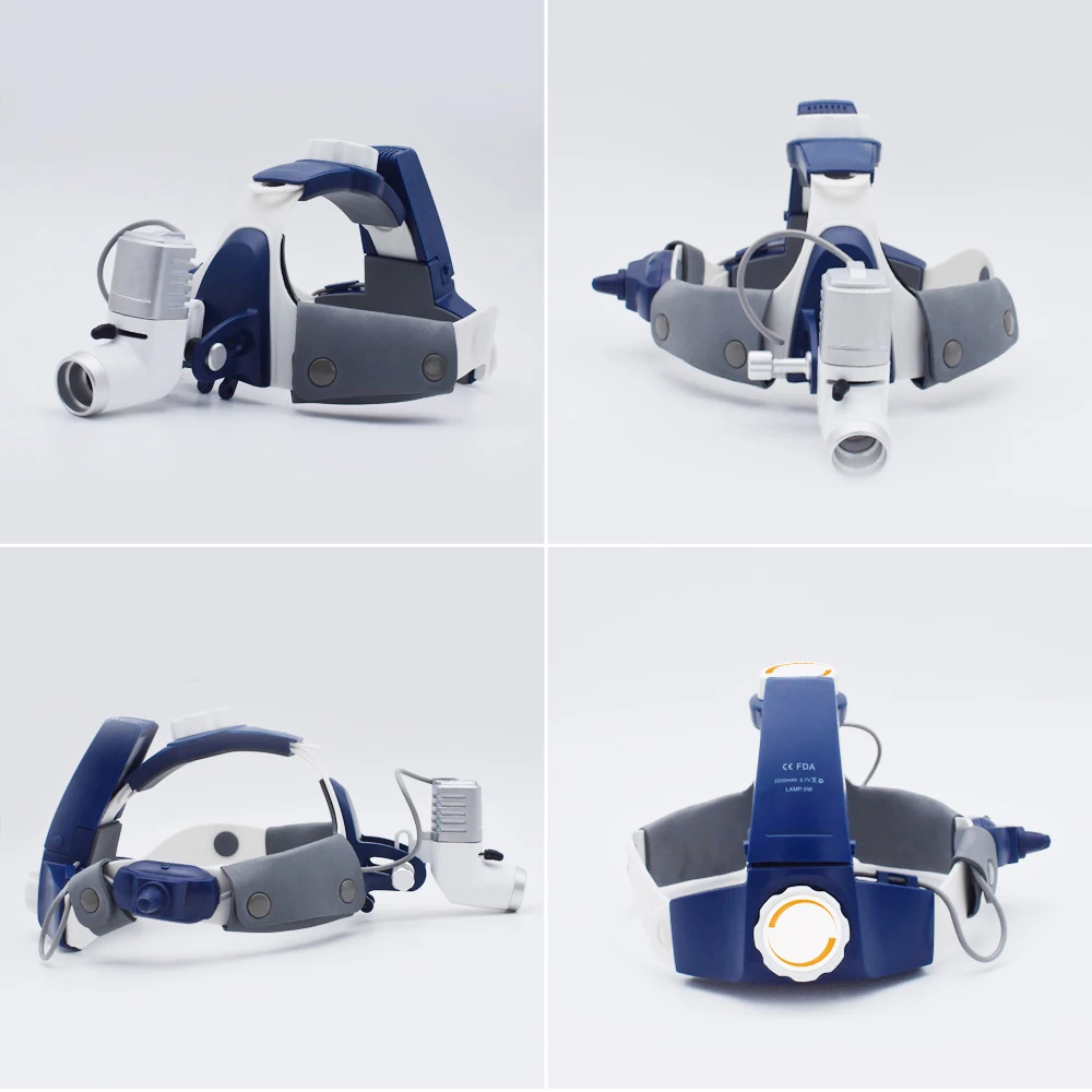 2024 Hot 5W LED Wireless Headlight Integrated Dual Battery Operation Electric Power Veterinary ENT Dental Surgical Room Use