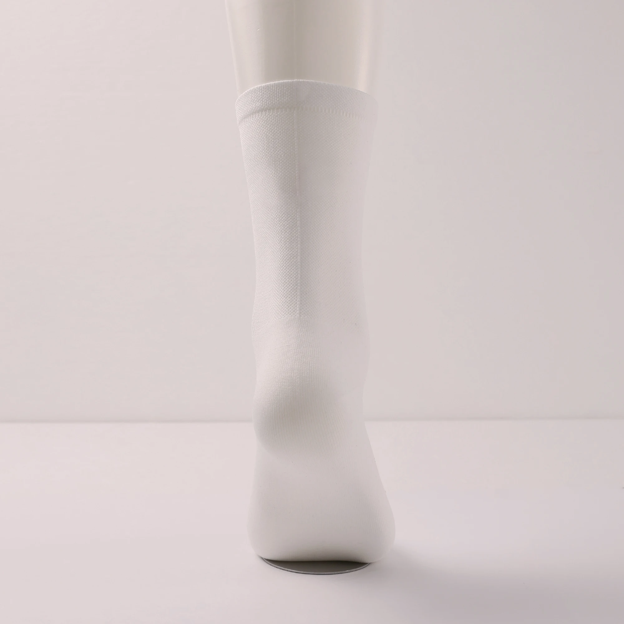 Wholesale Breathable Nylon Spandex Athletic Crew Custom Logo School Boys White Sports Socks