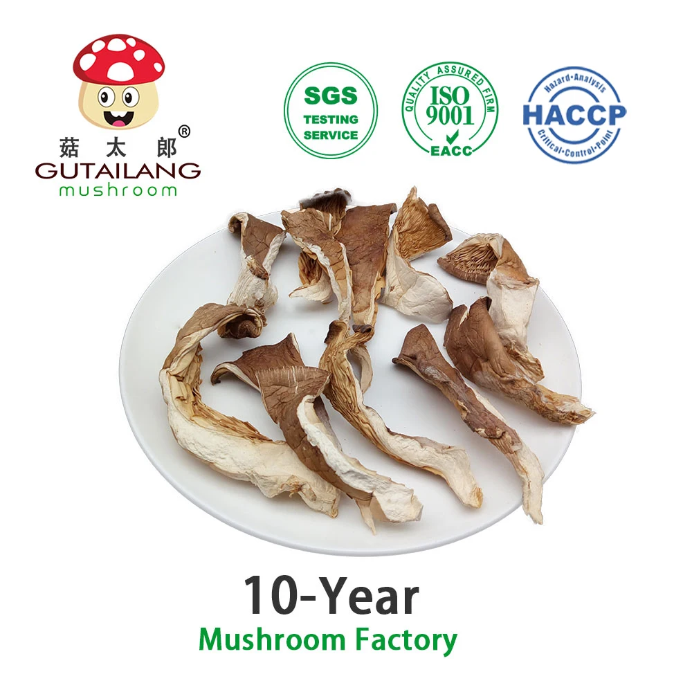 
Mushroom sliced oyster mushroom strip shiitake mushroom slices 