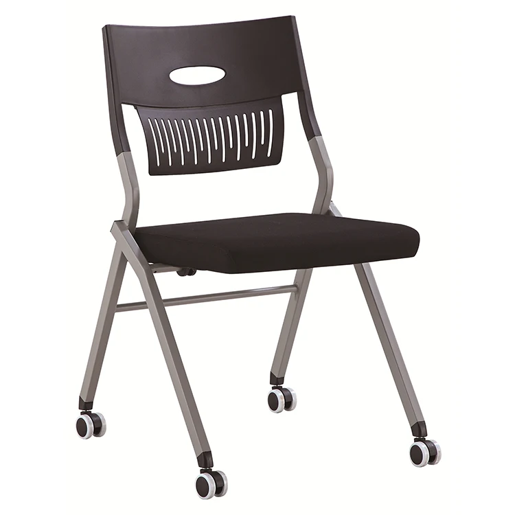 
Hot sale foldable training chair simple design style conference chair with backrest 