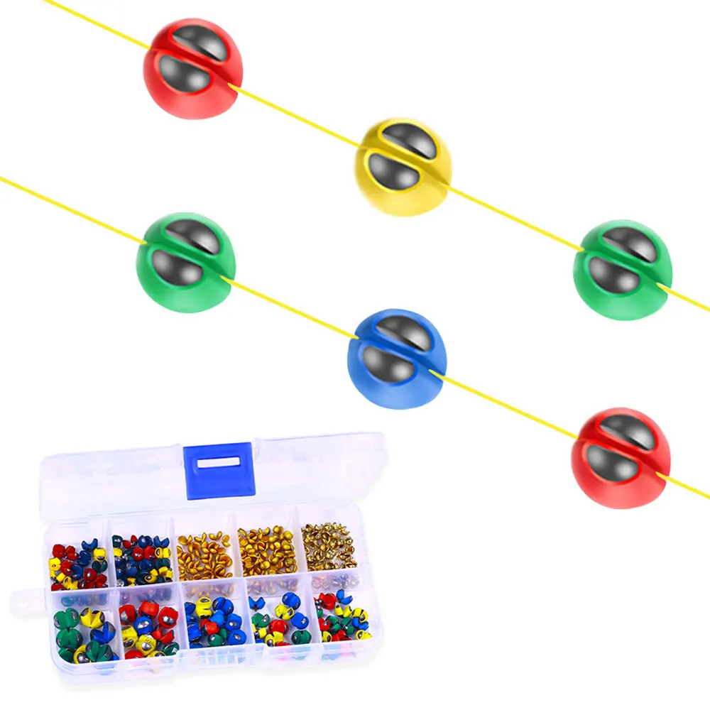 Opening Mouth Round Split Shot Fishing Lead Fall Sinker Additional Weight Line Sinkers Hook Connector Fishing Tackle