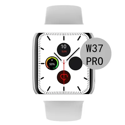 2021 Iwo Reloj Montre Int eligente W37 Original Wearable Devices Smart Watch Custom Logo 4g Smartwatch W37 Pro Serie 6 7