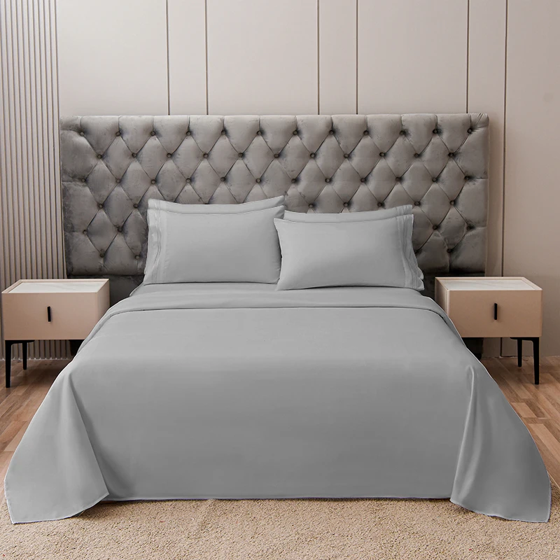 2024 Summer Hot Sale Fast Delivery 100% Polyester 93gsm King Size Breathable And Comfortable 6 Piece Bed Sheet Set