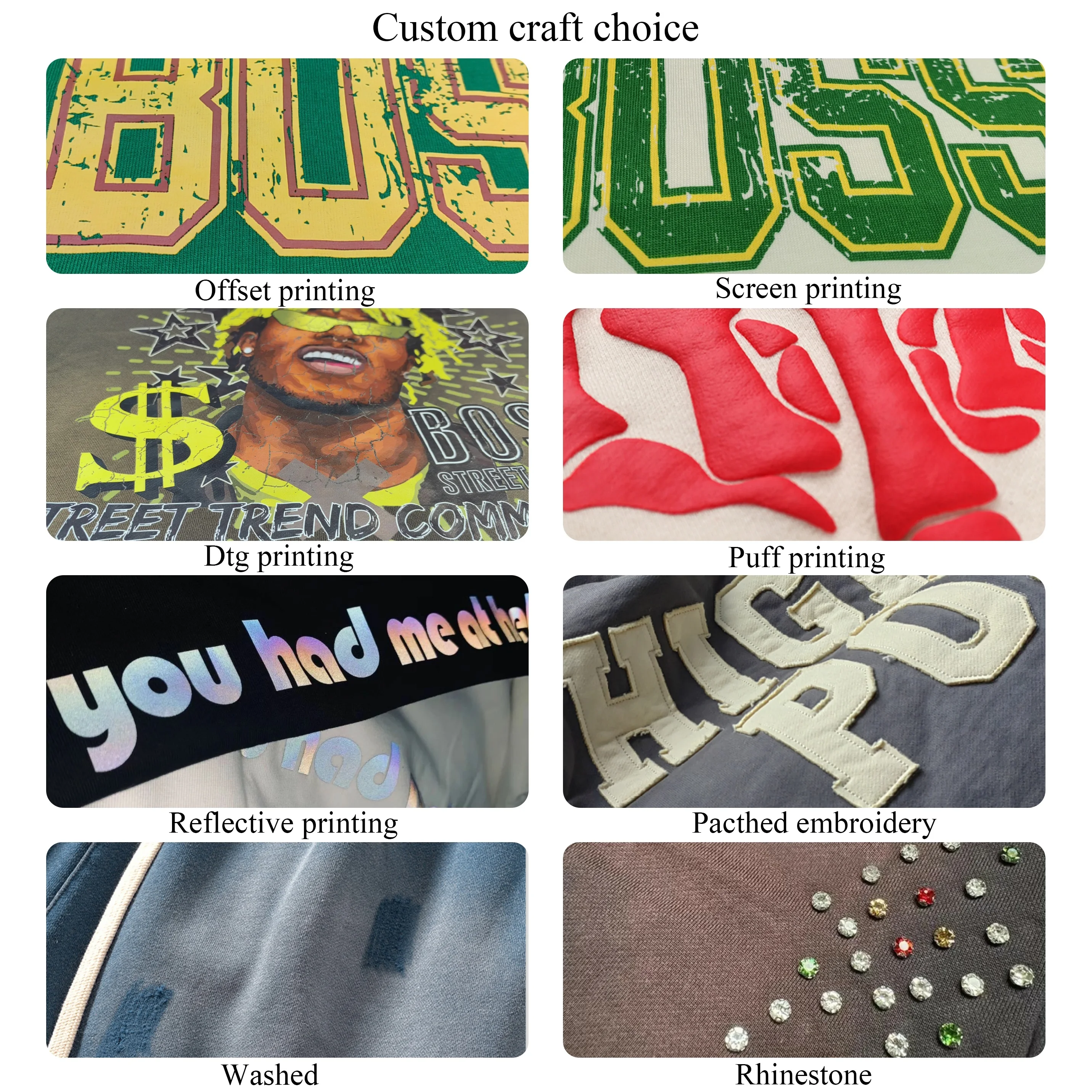 Huili Manufacturer Y2K Streetwear Graphic Hoodies Custom Screen Printing Men Oversized Boxy Fit Heavyweight Cotton Hoodie