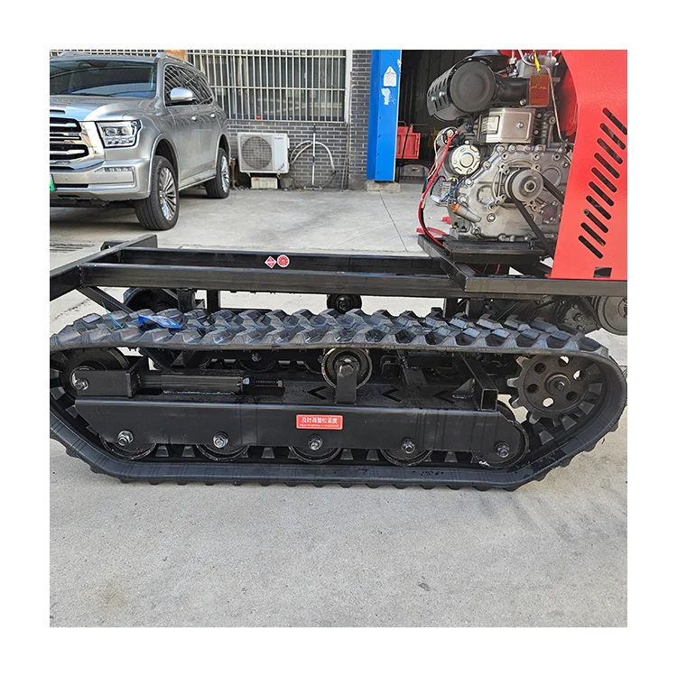 1.5 tons small dump truck Crawler dump truck agricultural slope transport easily through narrow mountain roads