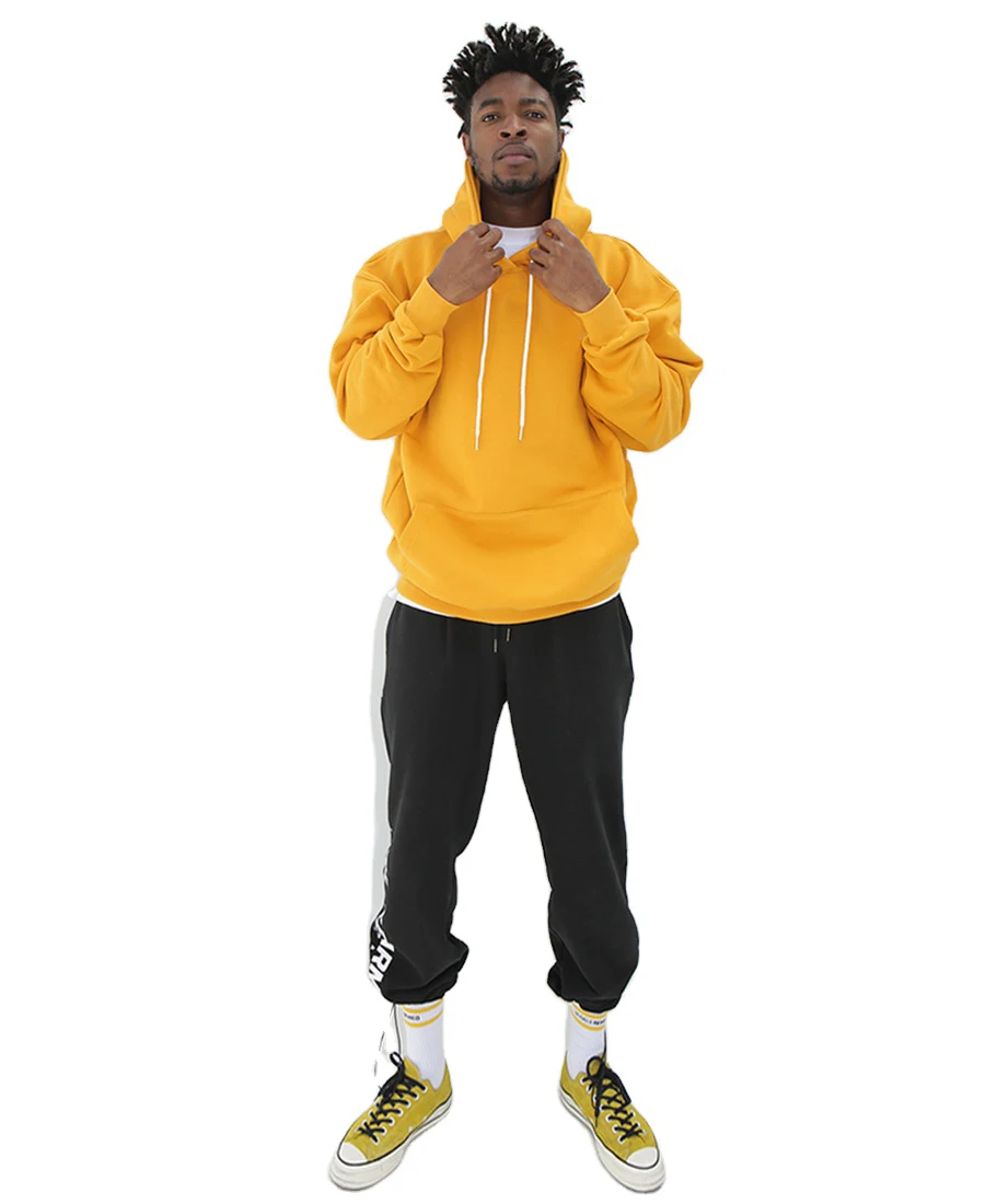 High quality factory price blank hoodies and sweatpants set fashion OEM custom streetwear tracksuit for men