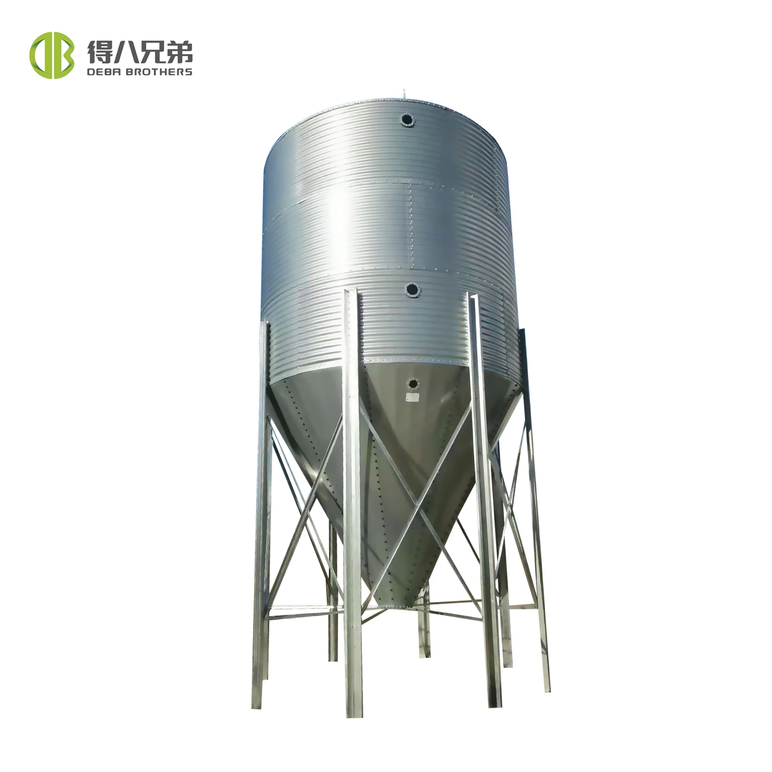 New Condition Hot Dip Galvanized Steel Silo Feed for Poultry Farming House for Piglet and Sow