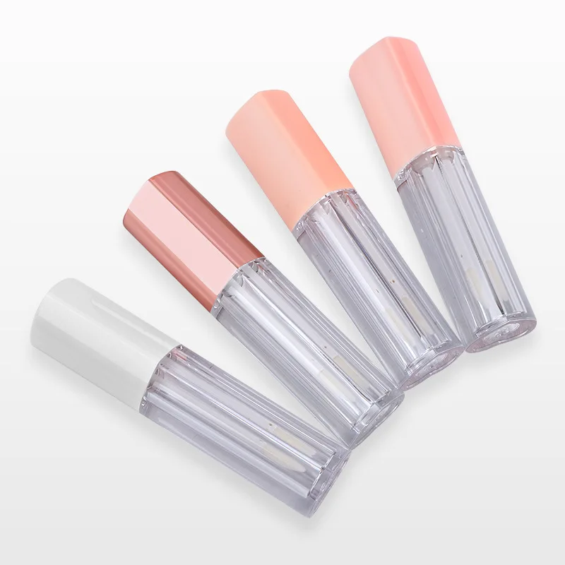 5ML Lip Glaze Tube Heart Shaped Lip Gloss Replacement Bottle Empty Lipstick Tube Cosmetic Packaging Containers