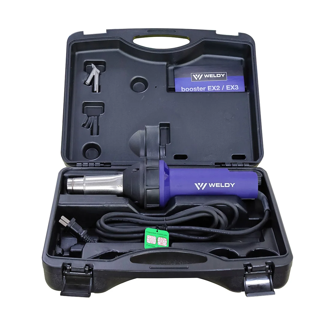 China factory price HT1600 Weldy portable hand hot air gun Hand Welder Gun with digital display