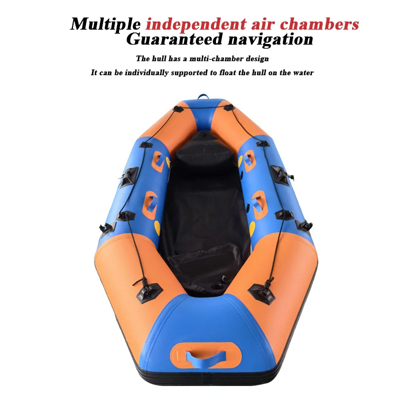 Factory Directly Foldable Pvc Kayak Inflatable 6 Person Inflatable Fishing Canoe