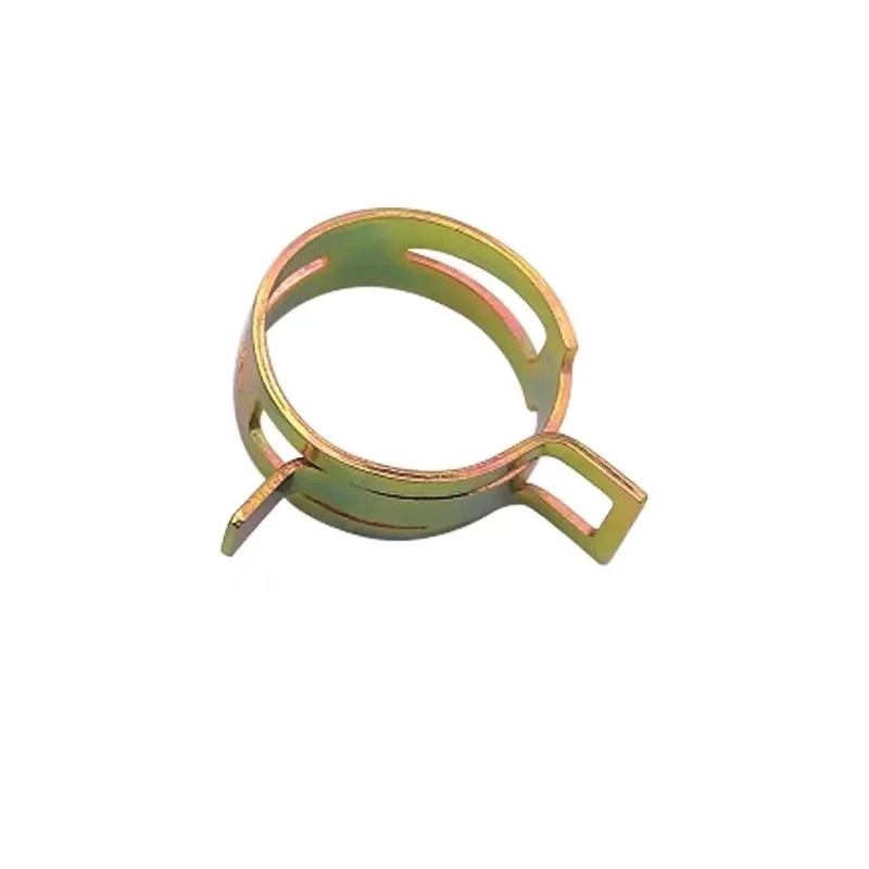 high-quality Iron galvanizing Oil/fuel Pipe Spring Type Clamp Spring Hose Clip Vacuum Hose Clamping