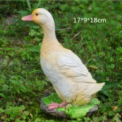 Artificial Duck Ornament Landscape Resin Craft Model Outdoor Garden Decoration