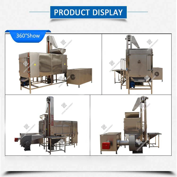 Peanut almond roaster sunflower seed pumpkin seed roaster nut roasting machine