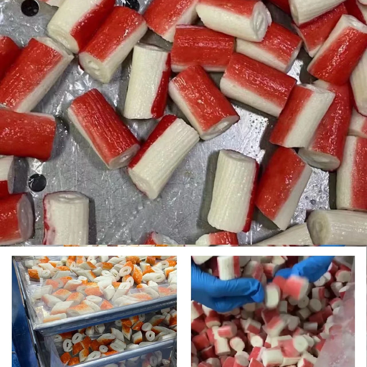 IQF chunks of high quality for export from factory directly