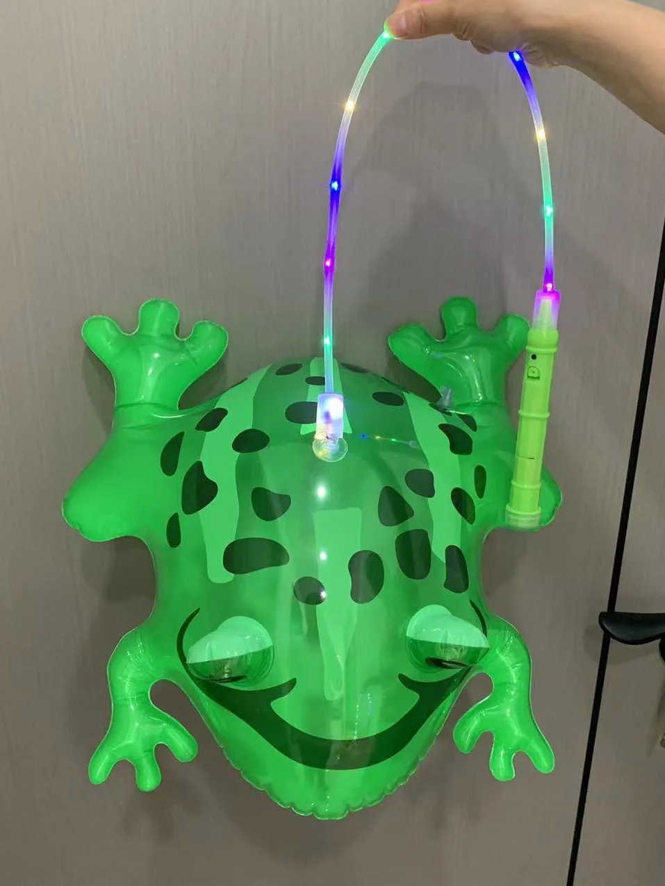 Кукла-лягушка UTOYS одежда надувная жаба зеленая большая лягушка детская маленькая