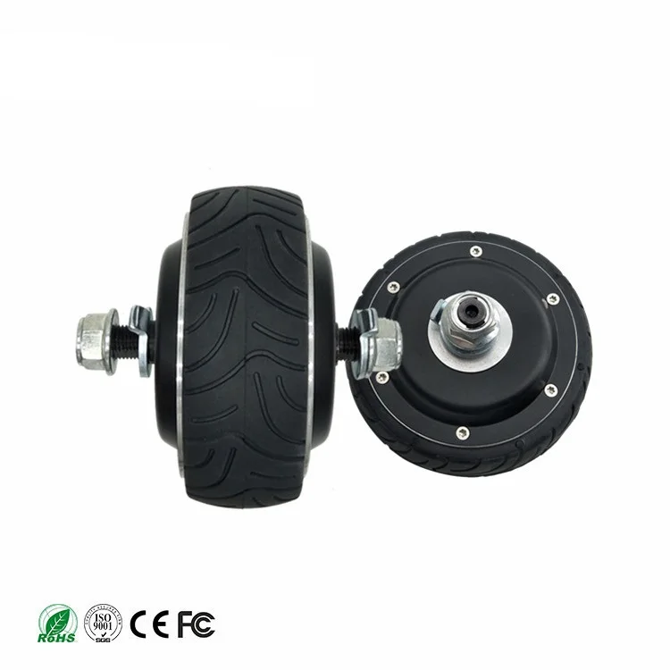 ZLTECH CE IP54 4 inch 24V 2N.m 100W 450RPM BLDC waterproof electric drive brushless wheel servo hub motor for delivery robot