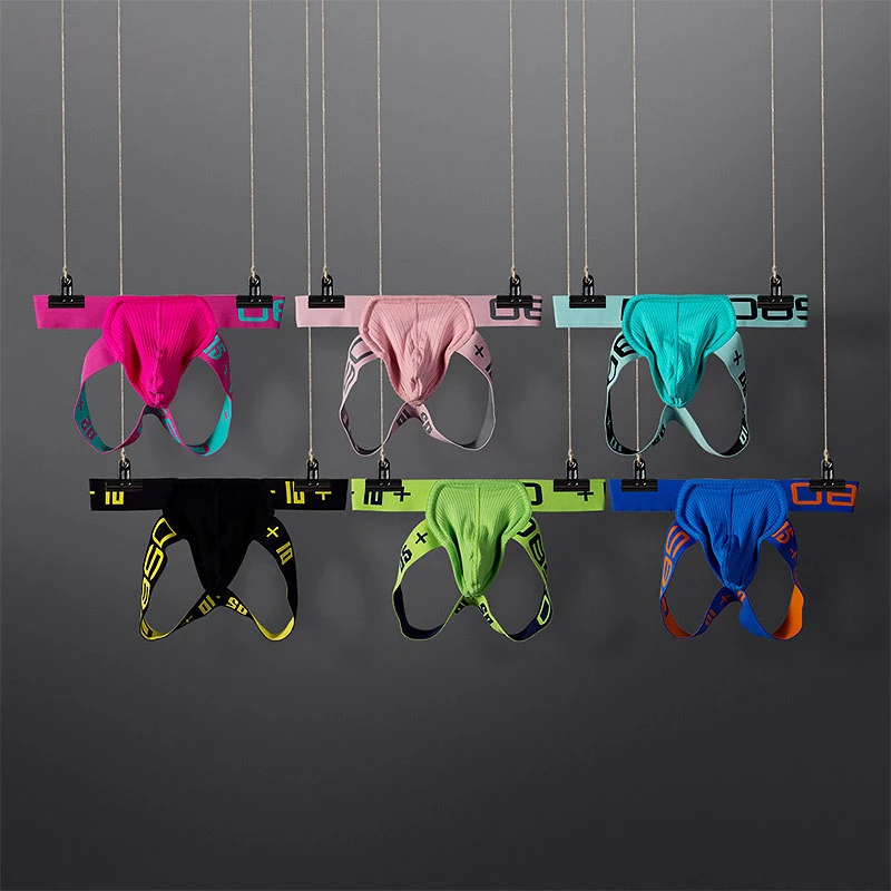 In stock Sexy low waist male panties Solid color Men underwear wholesale hot sale best price trendy sex youth thong