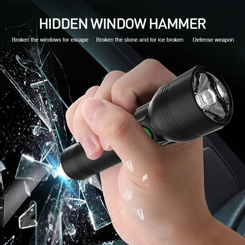 super bright waterproof pocket flashlight rechargeable mini LED flashlight scalable torch lighter