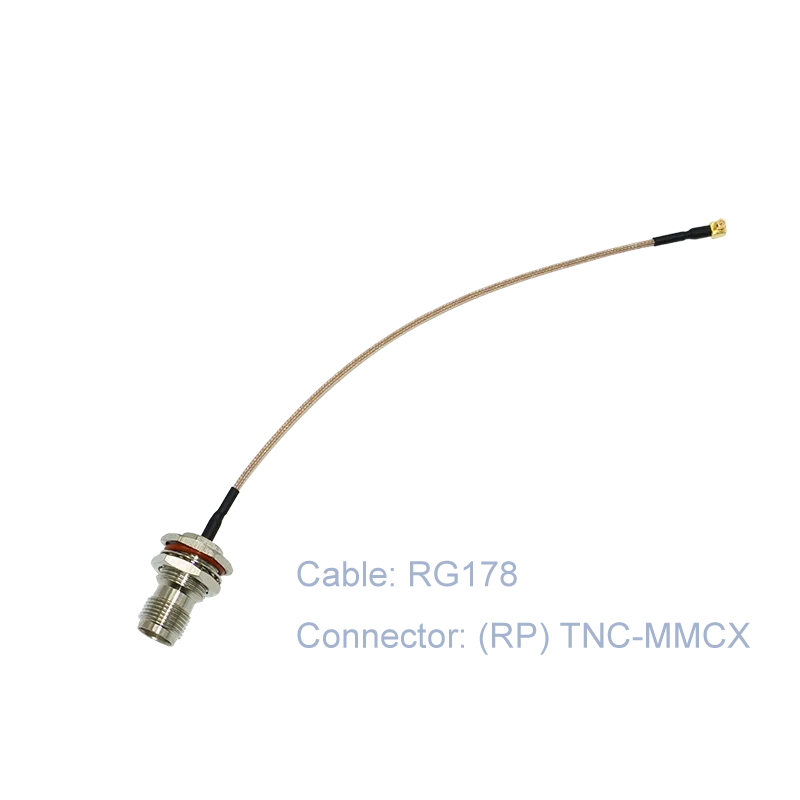 Производитель OEM высококачественный кабель в сборе TNC к MMCX с коаксиальным кабелем RG178 с низким уровнем потери