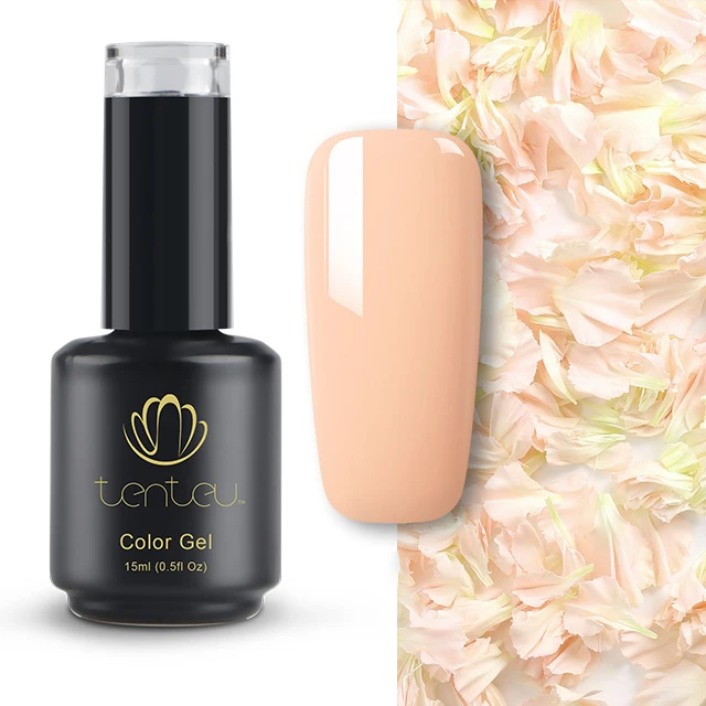 Tenteu New product 15ml uv color uv gel nail polish nude series jelly a set of gel nail polish