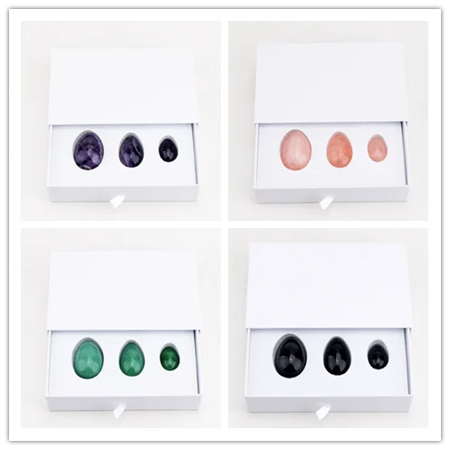 Wholesale Hot sale Certified Natural Green Aventurine Jade Yoni Egg for Kegel exercise