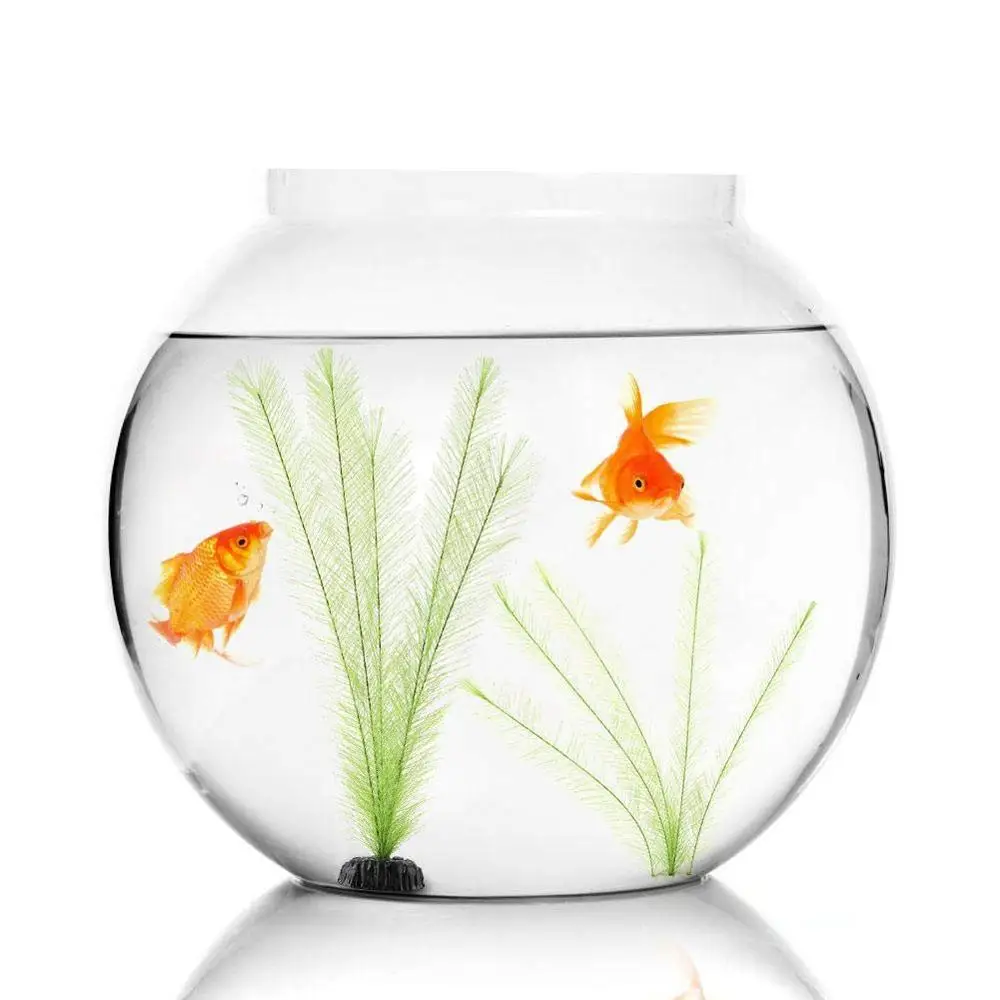 Aquarium Decorations Fish Tank Artificial Green Water Plants Made of Silk Fabrics Plastic, Non-Toxic & Safe for All Fish & Pets