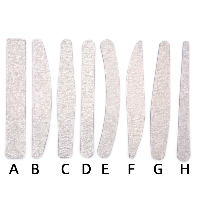 High quality japanese sandpaper zebra white private label 100 180 80/80 grit nail files professional