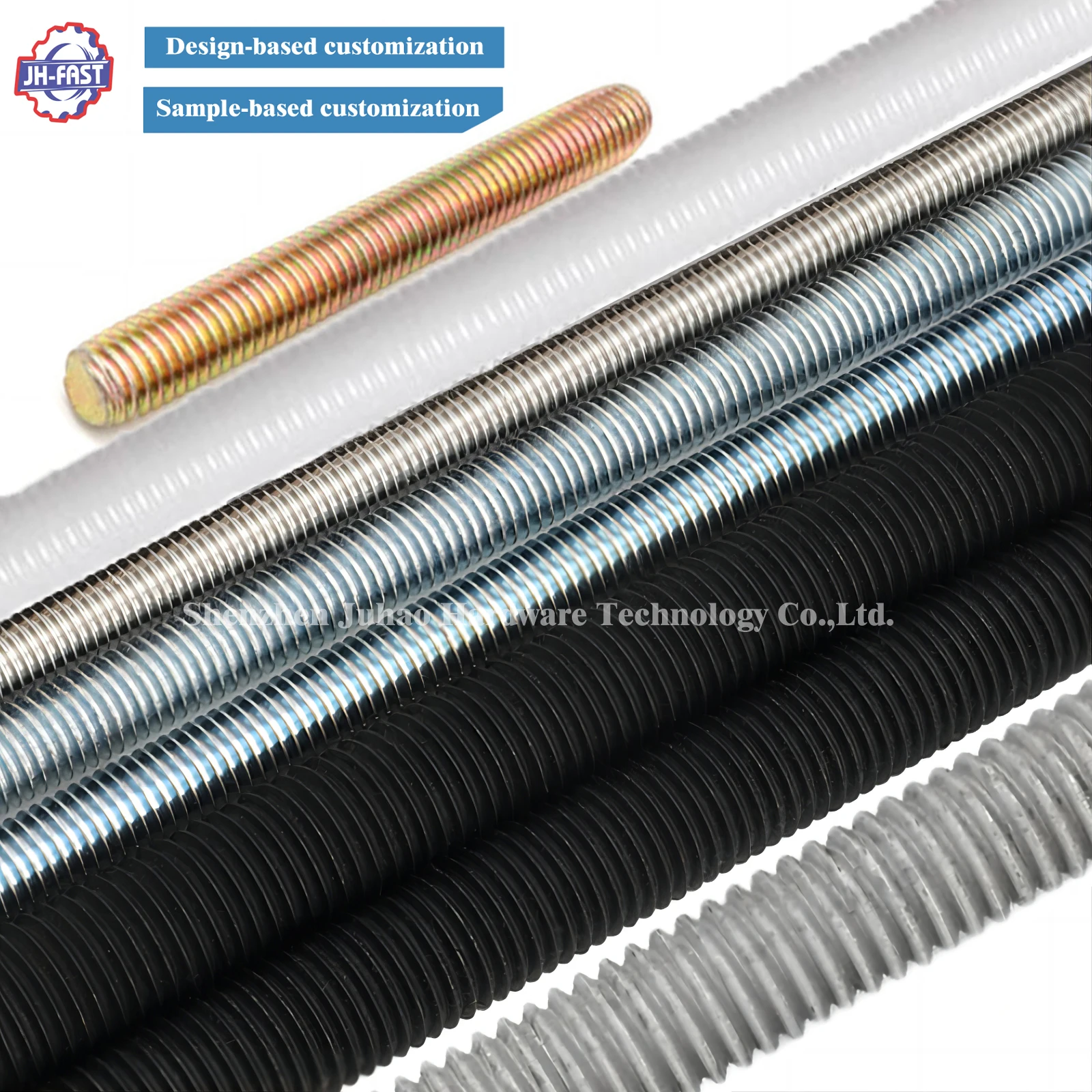 Threaded rod manufacturers din 975 brass carbon stainless steel m3 m6 m8 m10 m12 m16 m20 m24 din975 all fully threaded rods bar