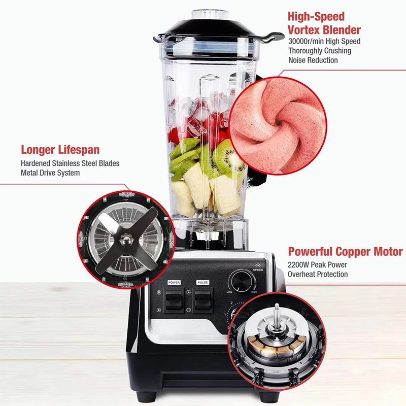 hot sale blender for ice mixer grinder electric 2000w binatone blender high quality silent blender commercial