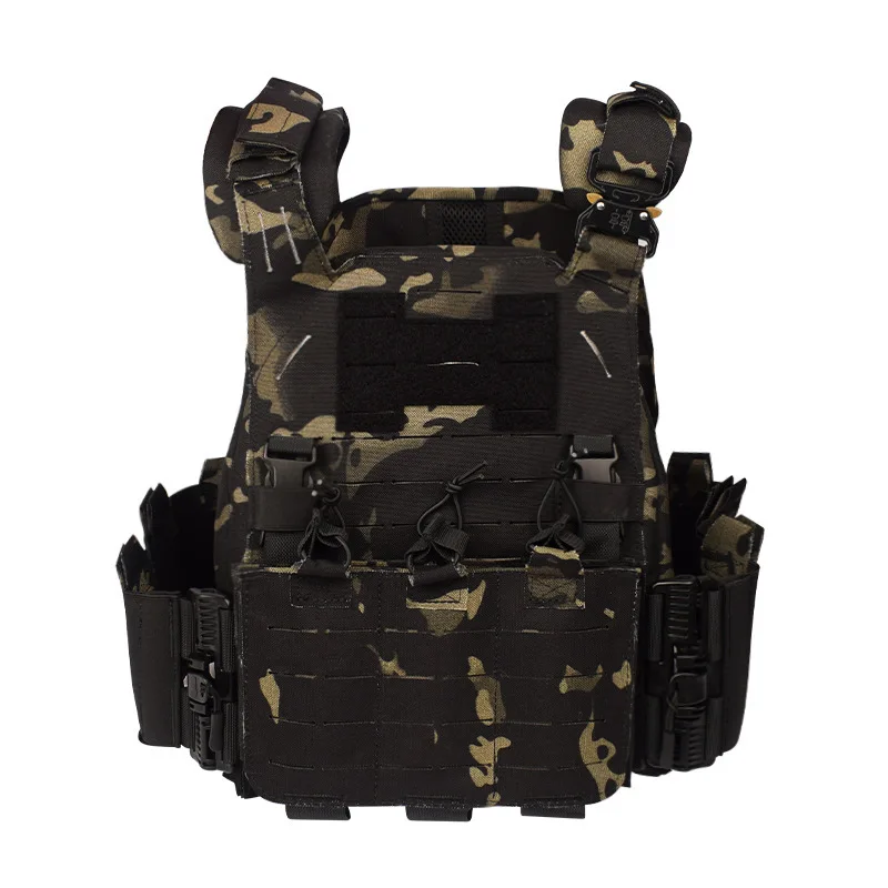 Nylon Outdoor Quick Release Molle Combat Vest Assault Tactical Plate Carrier Vest