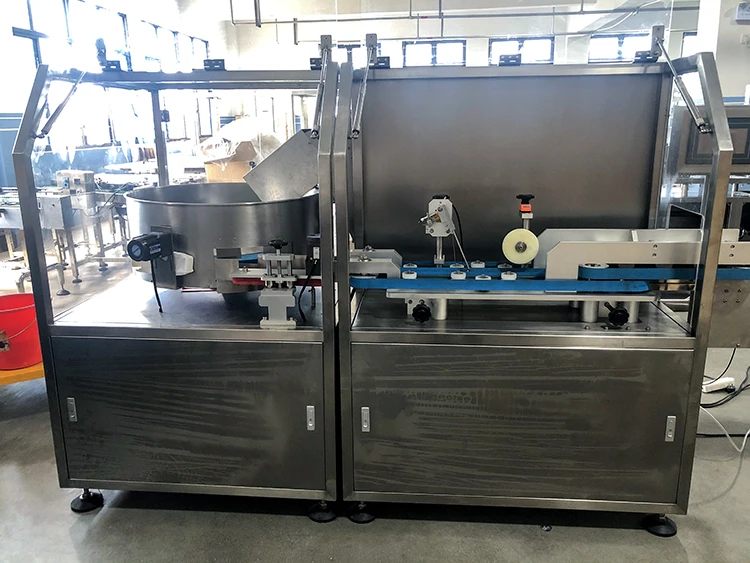 High Speed Fully Automatic Pharmaceutical Pill Production Line Bottle Packaging Filling Capping And Labeling Machine