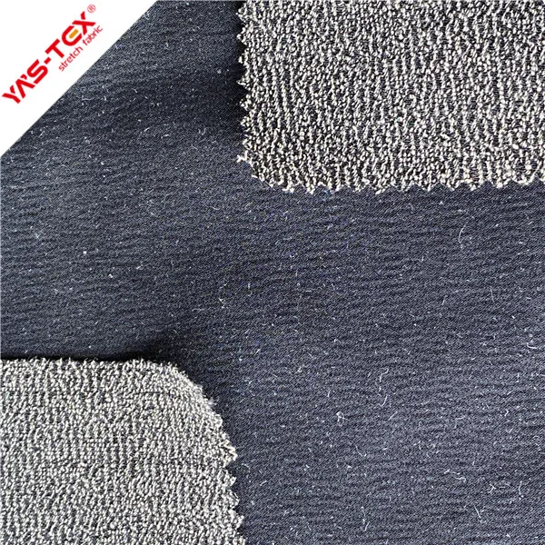 Jacket Fashion Wear Resist Garments 280gsm 76% Nylon 20% Aramid Fiber 4%Spandex  Nylon Knitted  Stretch Spandex Costume Fabric