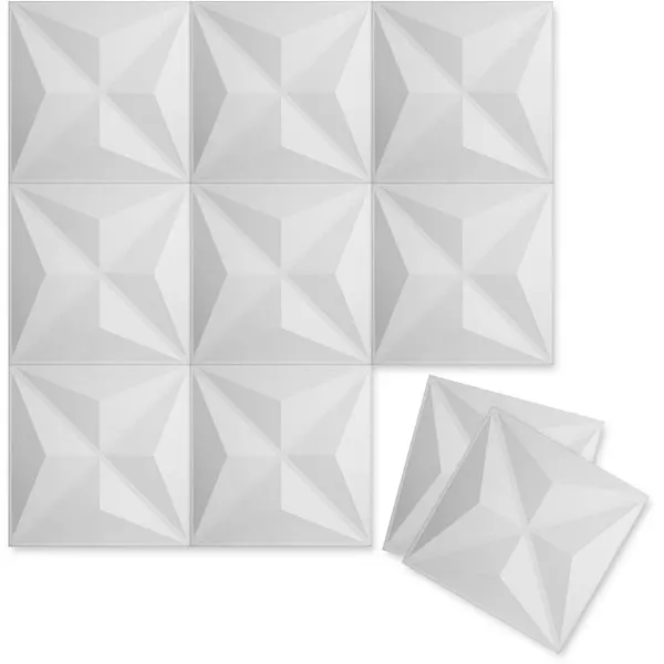 3D тиснение обои для художественного украшения стены 500*500 мм