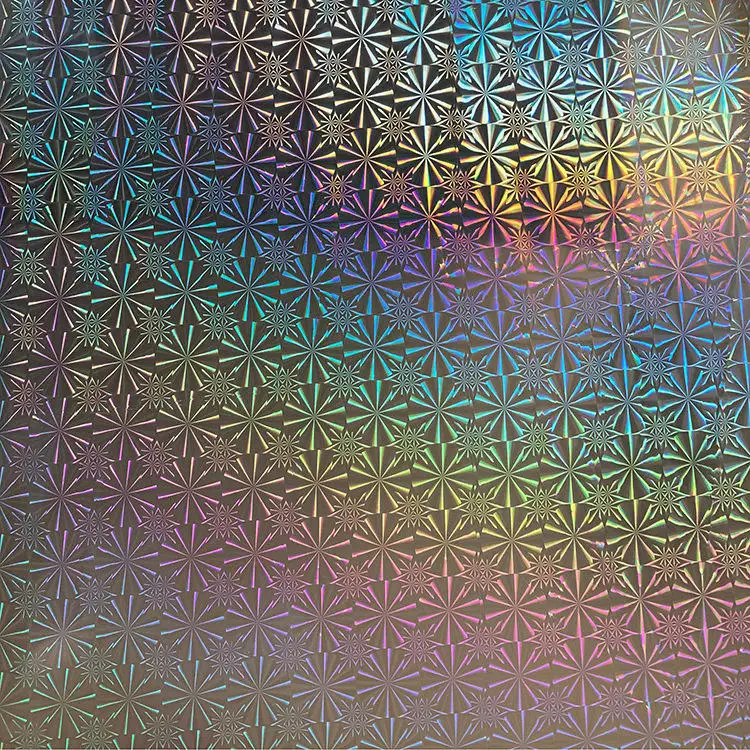 Chinese film bopp  transparent reflective holographic mylar laminating film