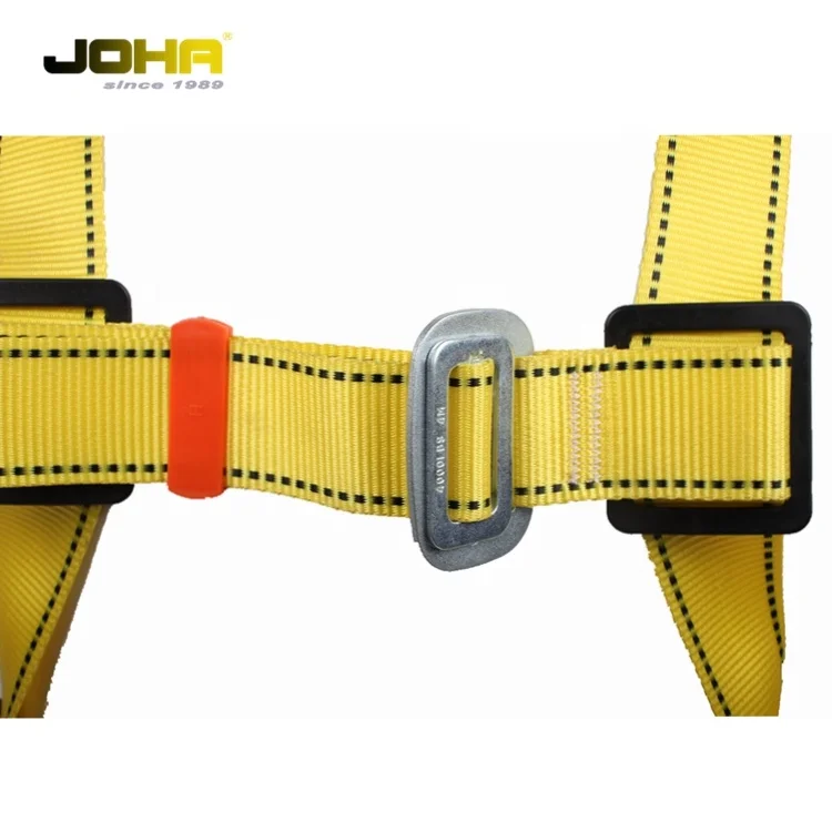 Full Body Safety Harness Used in Combination with Double Safety Lanyard