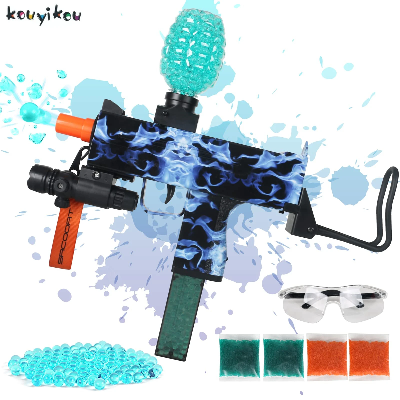 Toy Airsoft Splat Gel Ball Gun Blaster Pistol Electric Rifle Outdoor Toy AK47 MP5 M416 Water Bead Splat Gun For Boys Kids