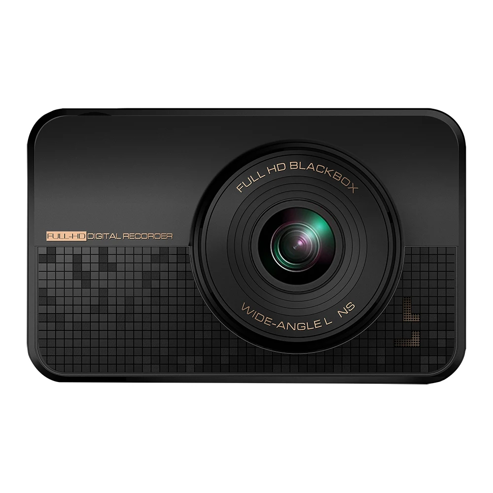 Gofuture двойной объектив dashcam Двойная камера Автомобильный видеорегистратор Автомобильная черная