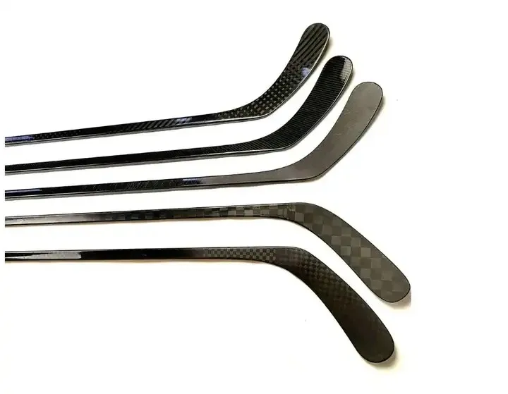 High Quality 100% Carbon Fiber Ice Hockey Sticks Customized Logo for Field Hockey