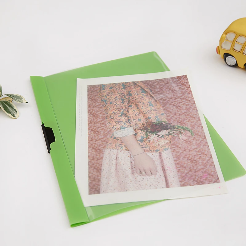 
customized design hot selling A4 PP plastic spring clip 