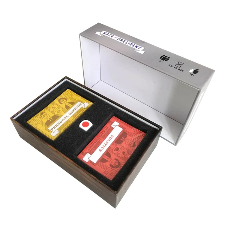 Custom printing Playing Game Cards Box Board game Box playing card packaging