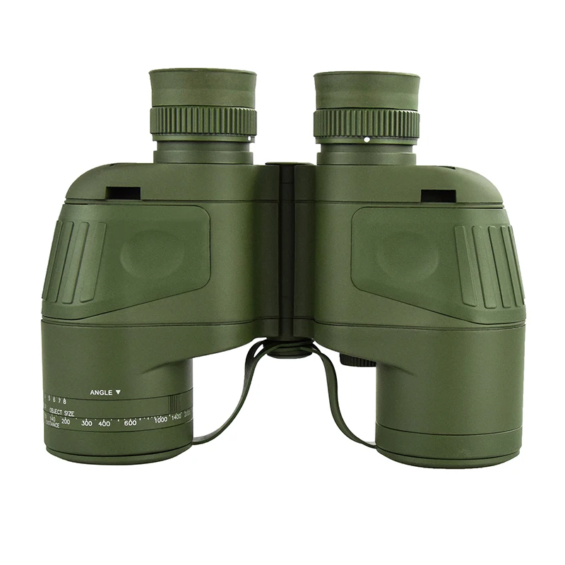 10x50 Binoculars Telescope BaK-4 Optical Grass Roof Prism High-Definition Waterproof Night Vision Ranging Compass Telescope