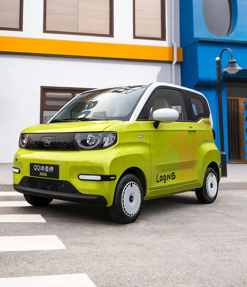 Chery New Energy QQ Ice Cream 3-Door 4-Seater Electric Vehicle with 170km Range
