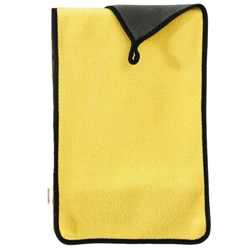 Пользовательские логотип сушильные полотенца из микрофибры абсорбирующие чистящие полотенца