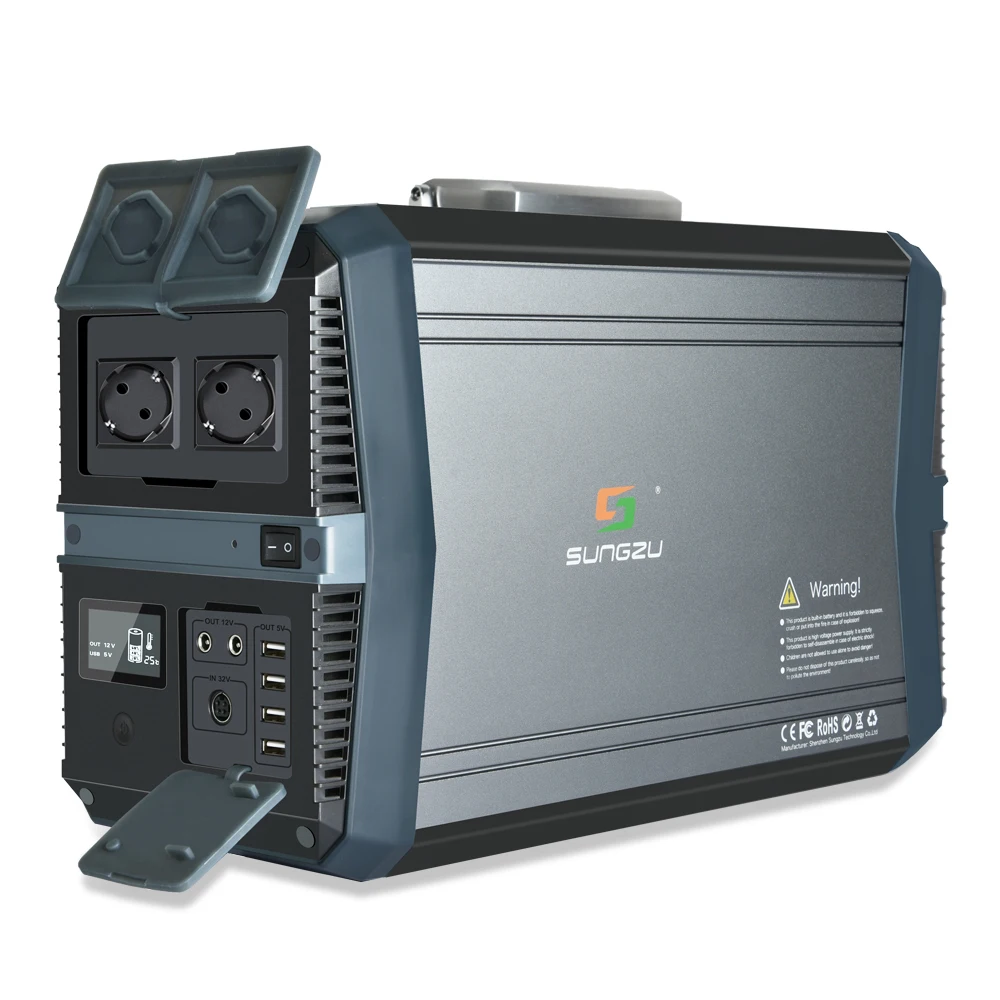 Active Demand Mini Specification 1500W  Portable Solar Power Supply With 417600mAh  Off Grid Solar Powered Air Conditioner