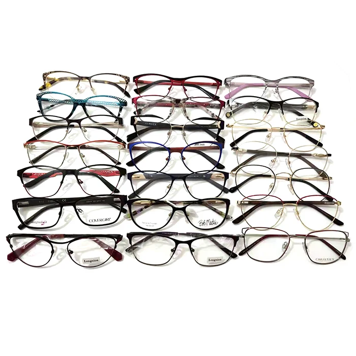 AST003 Ready Stock Round Square Assorted Mixed Metal Big Shape Frame Mixing Optical Eyeglass Eye Glasses