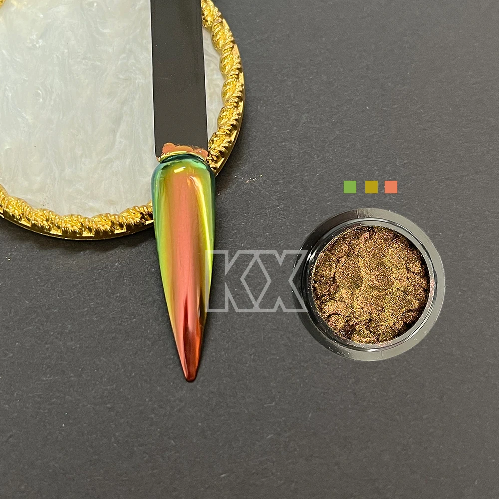 Green Purple Blue Color Shift Mica Powder Multichrome Chameleon Pigment Car Paint Epoxy Resin