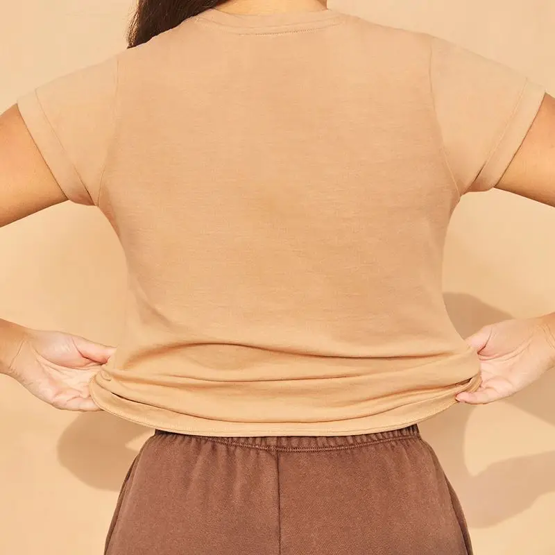 Brand New Fitted Top Short Sleeve T-Shirt Women T Shirt Blank