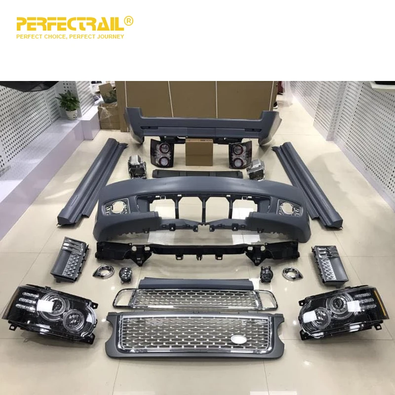 PERFECTRAIL 4x4 Auto Accessories Body Kit For Land Rover Range Rover Vogue 2002-2008 Upgrade to Racing 2010-2012